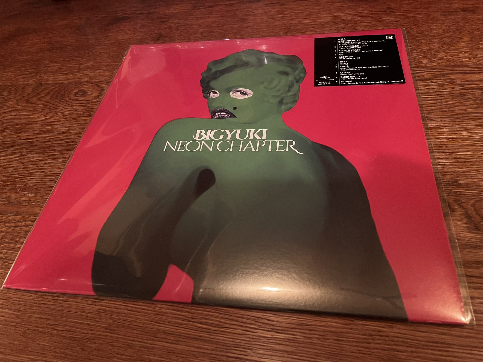 最も 割引 BIGYUKI neon chapter アナログ レコード 新品 邦楽