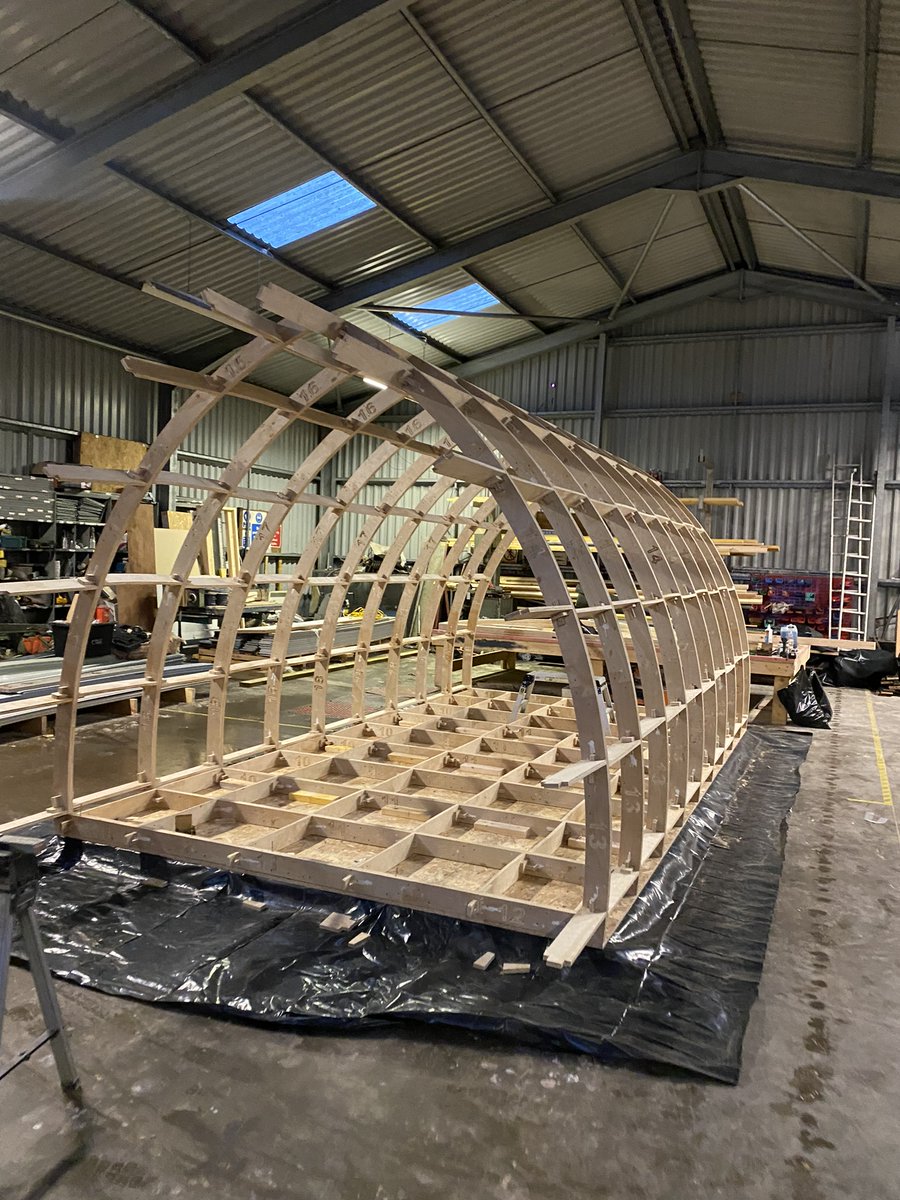 SquidInkDesign's tweet photo. Can't wait to share another exciting journey for our pod frame kits!
Here's a sneak peek at the start of the build 📷📷
#sidglampingframes #customerbuild #glampingpodframekit #madeintheuk https://t.co/N6PkzMzIlX