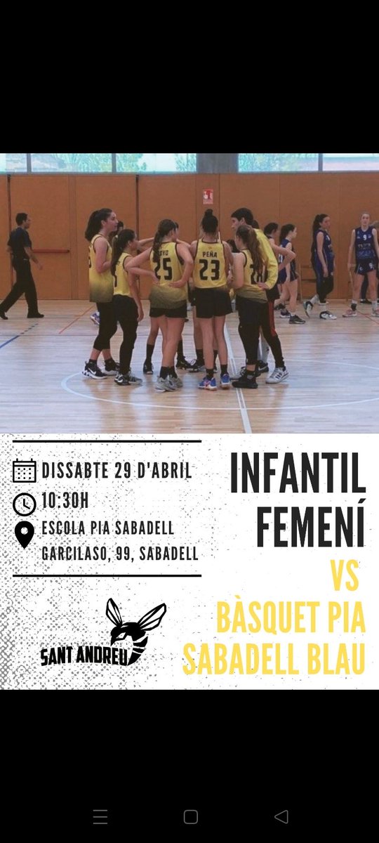 Club Basquetbol Sant Andreu tweet media