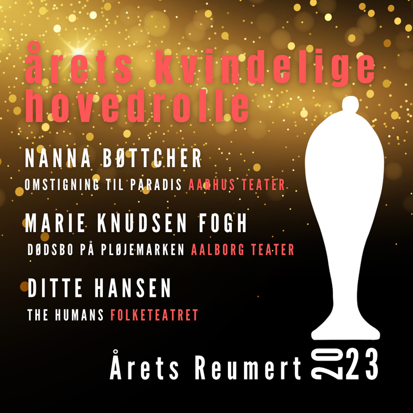 Stort tillykke til <a href="/dittehansendk/">Ditte</a>, der er nomineret som Årets kvindelige hovedrolle for sin rolle i 'The Humans'.

#dkkultur #reumert