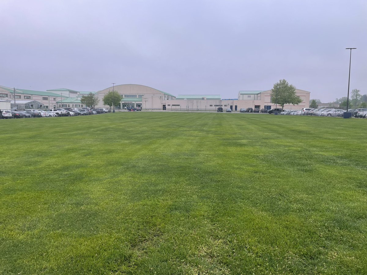 In just a few short hours this field will be filled with students having an amazing time at the YAP Field Day <a href="/UHS_FCPS/">Urbana HS (MD)</a>