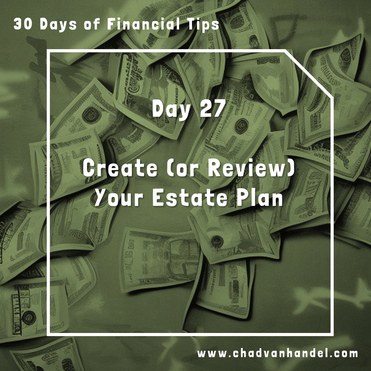 chadvanhandel's tweet photo. April is Financial Literacy Month, so this month I'll be sharing 30 financial tips compiled from CNBC and a few other sources. It's never too early or too late to get your money right. https://t.co/UDV4g8jro1