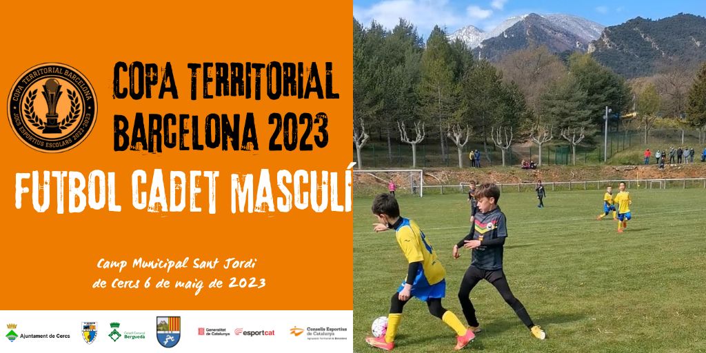 cebergueda's tweet photo. A Sant Jordi de Cercs, Futbol-7 Cadet masculi. 6 de Maig Copa Territorial de Barcelona. https://t.co/N30WLUrnO6