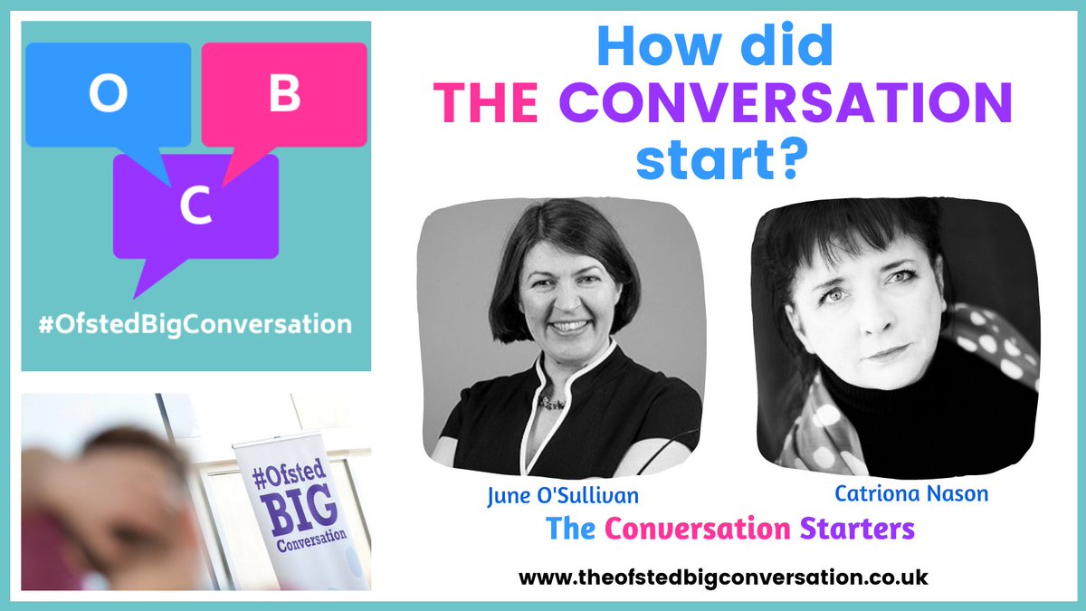 Who started the conversation? How? Why? Read all about it here! bit.ly/3sYsYSC #OfstedBigConversation #ConversationStarters