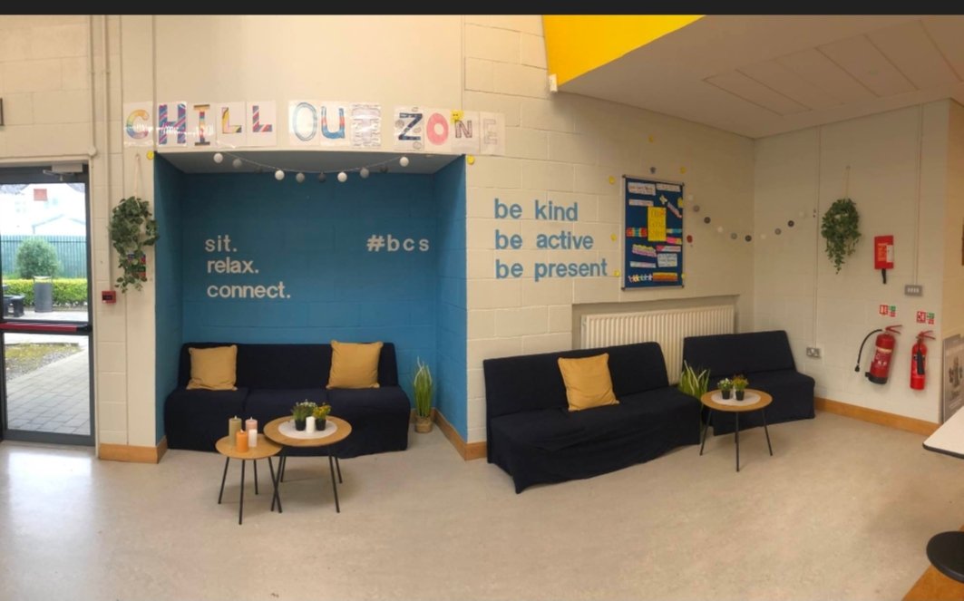 balcsie's tweet photo. Our Transition Year Students have done an outstanding job on designing our "Chill out zone" #wellbeing #managingmyself https://t.co/BmtpAAOoW3
