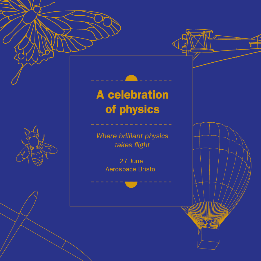 We're holding an event on 27 June at Aerospace Bristol to celebrate the work of the #physics community and to recognise the achievements of our recent IOP Award winners. Pre-registration required. For more information, visit iop.eventsair.com/celebration202…
