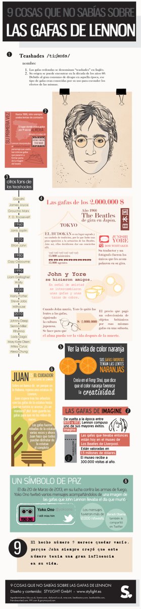 9 cosas que (quizá) no sabías de las gafas de John Lennon blgs.co/_A8C0o