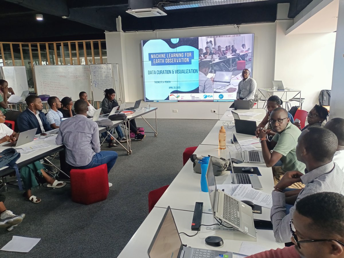 fair_forward's tweet photo. Implemented with @RwandaSpace and the German Aerospace Agency our first #ML4EO Training in Rwanda  last weekend. At the end of the program, participants will develop their own project ideas and have the opportunity to receive funding for their development https://t.co/JEoP5YSrFu