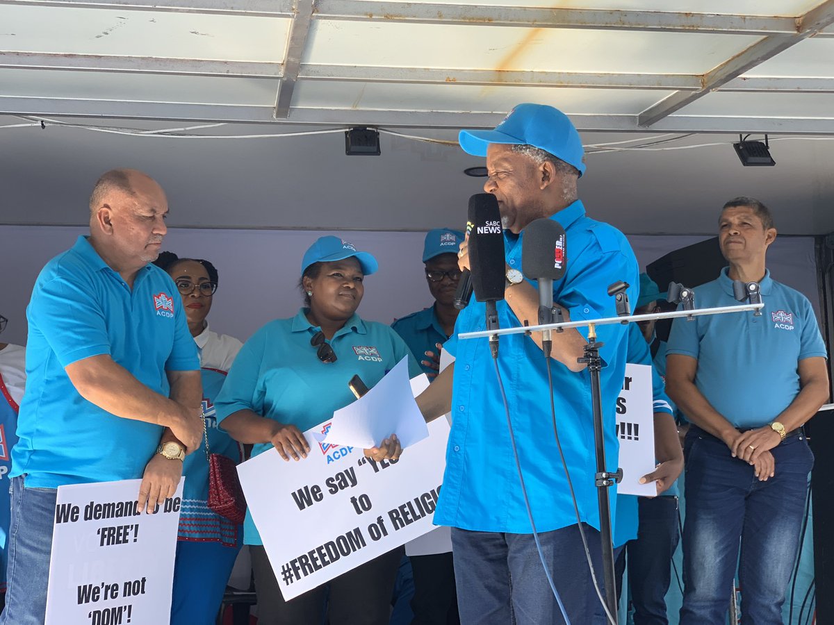 The <a href="/A_C_D_P/">ACDP South Africa</a> calls for the scrapping of the Bela Bill - <a href="/RevMeshoe/">Kenneth Meshoe</a>