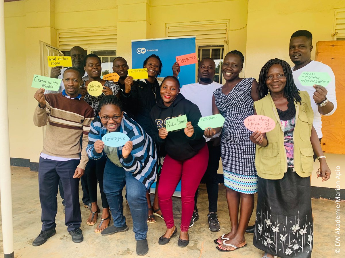 dw_akademie's tweet image. Let&apos;s do this 🇺🇬!

DW Akademie is training 12 journalists and 10 community reporters on how to better ensure accountability, promote transparency, measure performance, and foster dialogue amongst relevant stakeholders.

#MediaDevelopment #PressFreedom