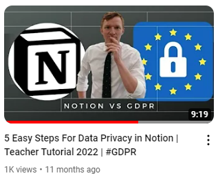 NotionTeachers's tweet image. BORING but VERY IMPORTANT

We can&apos;t just go throwing our students&apos; data onto @NotionHQ  without first checking that they are equipped to store it safely. 

One tweet with everything I did to get @Notionhq cleared with my #dataprivacyofficer