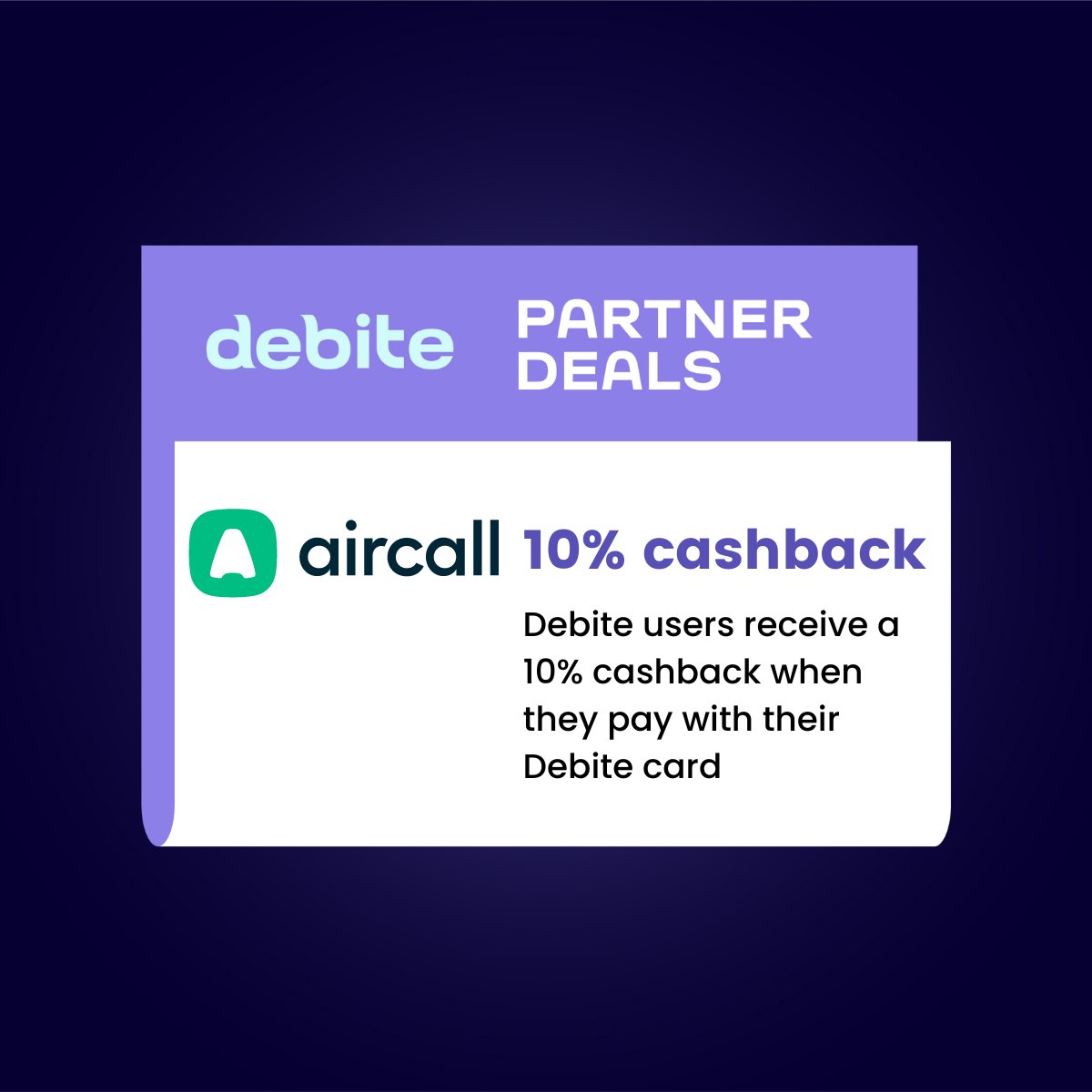 Debite.io tweet media