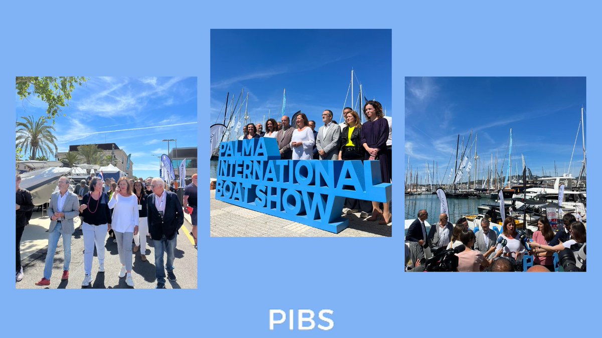 PalmaBoatShow's tweet photo. 🆕 Visita institucional en el #pibs23 de la Presidenta del Govern, Francina Armengol y el Vicepresidente, el Conseller de Transición Energética, Sectores Productivos y Memoria Democrática, Juan Pedro Yllanes.
⚓⛵Más ℹ️ en 📲 https://t.co/YaXDFt1v75 https://t.co/6WuDQ6IePW