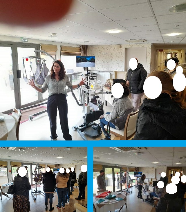 ➡️La résidence LES TERRASSES DE LA SCARPE à #courchelettes nous présente leurs métiers  lors de la semaine dédiée aux métiers du soins, et de l'accompagnement. Au programme : mises en situations, débats, échanges ! 
✅UN FRANC SUCCES !