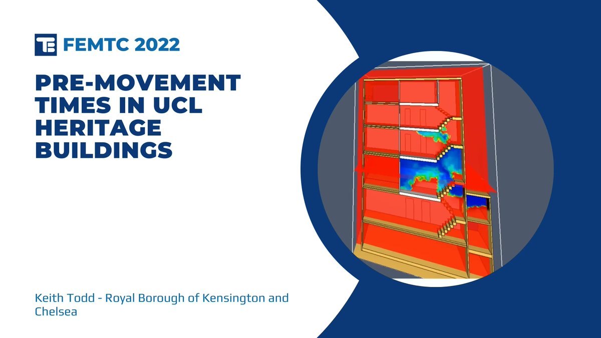 thunderheadeng's tweet photo. "Pre-Movement Times In UCL Heritage Buildings" by Keith Todd of Royal Borough of Kensington and Chelsea is available in the FEMTC archive. Watch or read now! #femtc https://t.co/CE5KtUWIGz https://t.co/8NMLoeBtBf