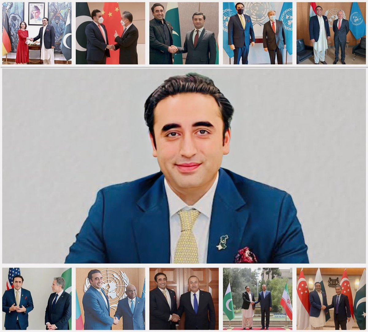 psfmansoor's tweet photo. Positive image of the country, working relationship with other countries, scholarships for students, marvelous foreign policy, vocal stance for Kashmir and much more are the accomplishments of @BBhuttoZardari as a FM in a short span of only an year.
This is PPP's Bhutto for you. https://t.co/jPlHkVBfyx