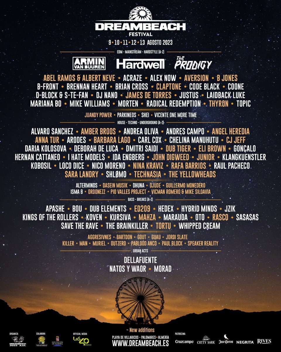 Este año bailamos en Villaricos 🫶🫶

Gracias <a href="/DreambeachFest/">Dreambeach Festival</a> por contar conmigo esta edición 🙏❤️‍🔥

#PabloodAnco #Dreambeach #Neurofunk #DrumAndBass #DjLife