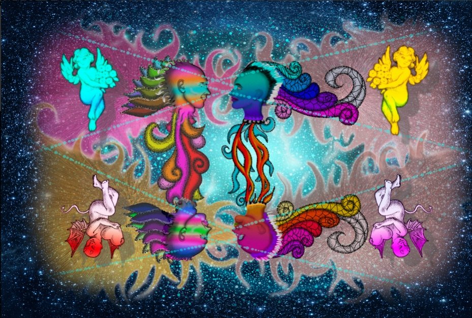 adeuxes's tweet image. THE MADNESS OF LOVE
Love, its madness and its blindness, does not let us see the being we apparently love, because we hide his being with our own angels and demons.
opensea.io/assets/ethereu…
@opensea @Photoshop @mintable_app
#NFTs #NFT