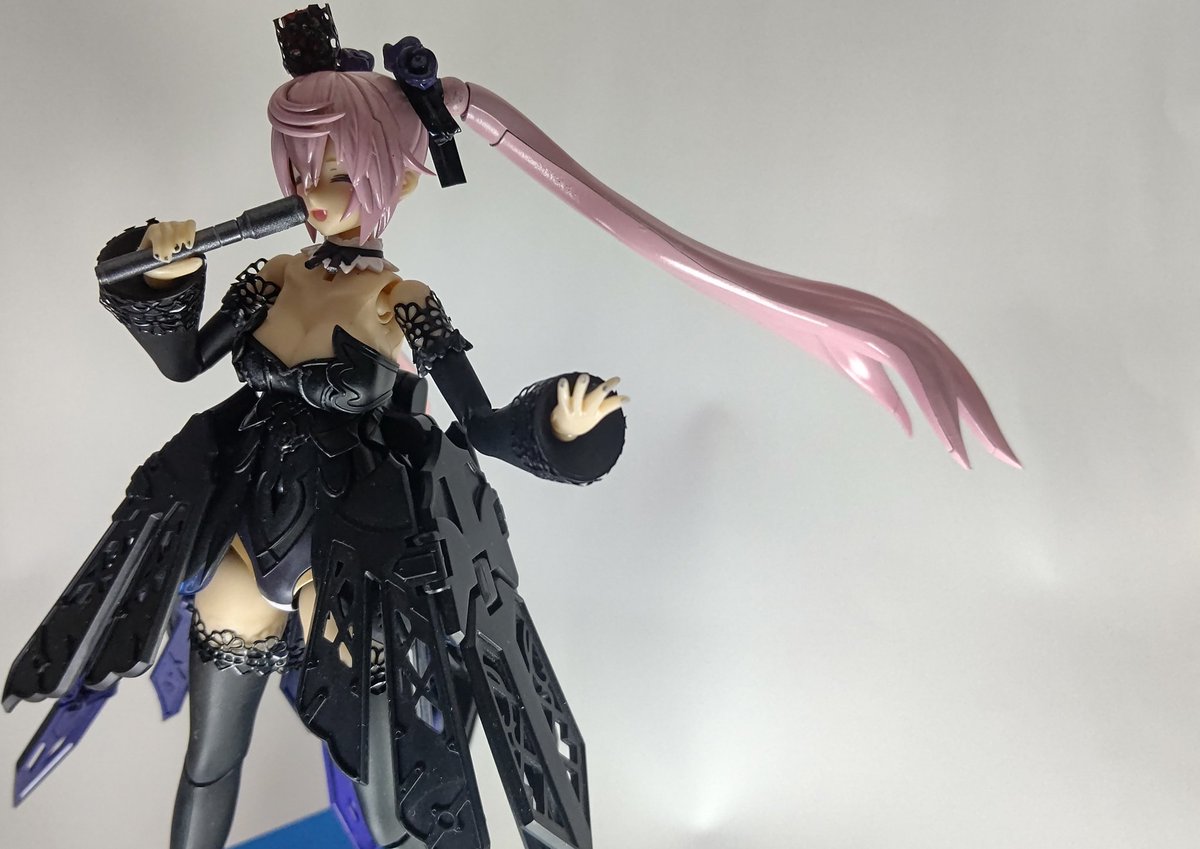 sakurai_yu_to's tweet photo. 最推しのフィギュアやプラモが無い！
なので作ってみました♪
※完全再現は出来ませんでしたw

あおぎり高校のVTuber、千代浦蝶美さんの
新衣装(に似たなにか)です。

ご本人はもっと素晴らしいので是非観て下さい‼️

#千��浦蝶美
#プラモデル https://t.co/NY9pnEKXH4