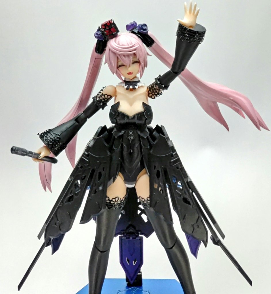 sakurai_yu_to's tweet photo. 最推しのフィギュアやプラモが無い！
なので作ってみました♪
※完全再現は出来ませんでしたw

あおぎり高校のVTuber、千代浦蝶美さんの
新衣装(に似たなにか)です。

ご本人はもっと素晴らしいので是非観て下さい‼️

#千��浦蝶美
#プラモデル https://t.co/NY9pnEKXH4