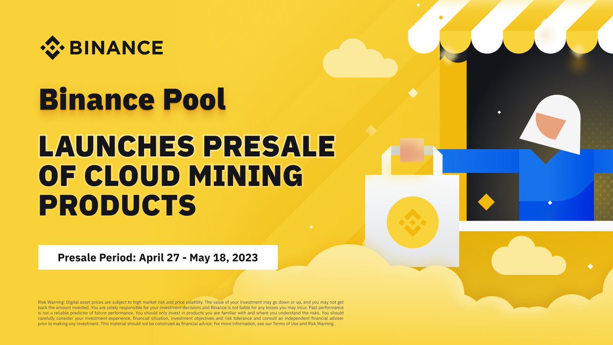 binance's tweet image. #Binance Pool launches a presale of Cloud Mining Products for $BTC mining!

Join now ➡️ binance.com/en/support/ann…