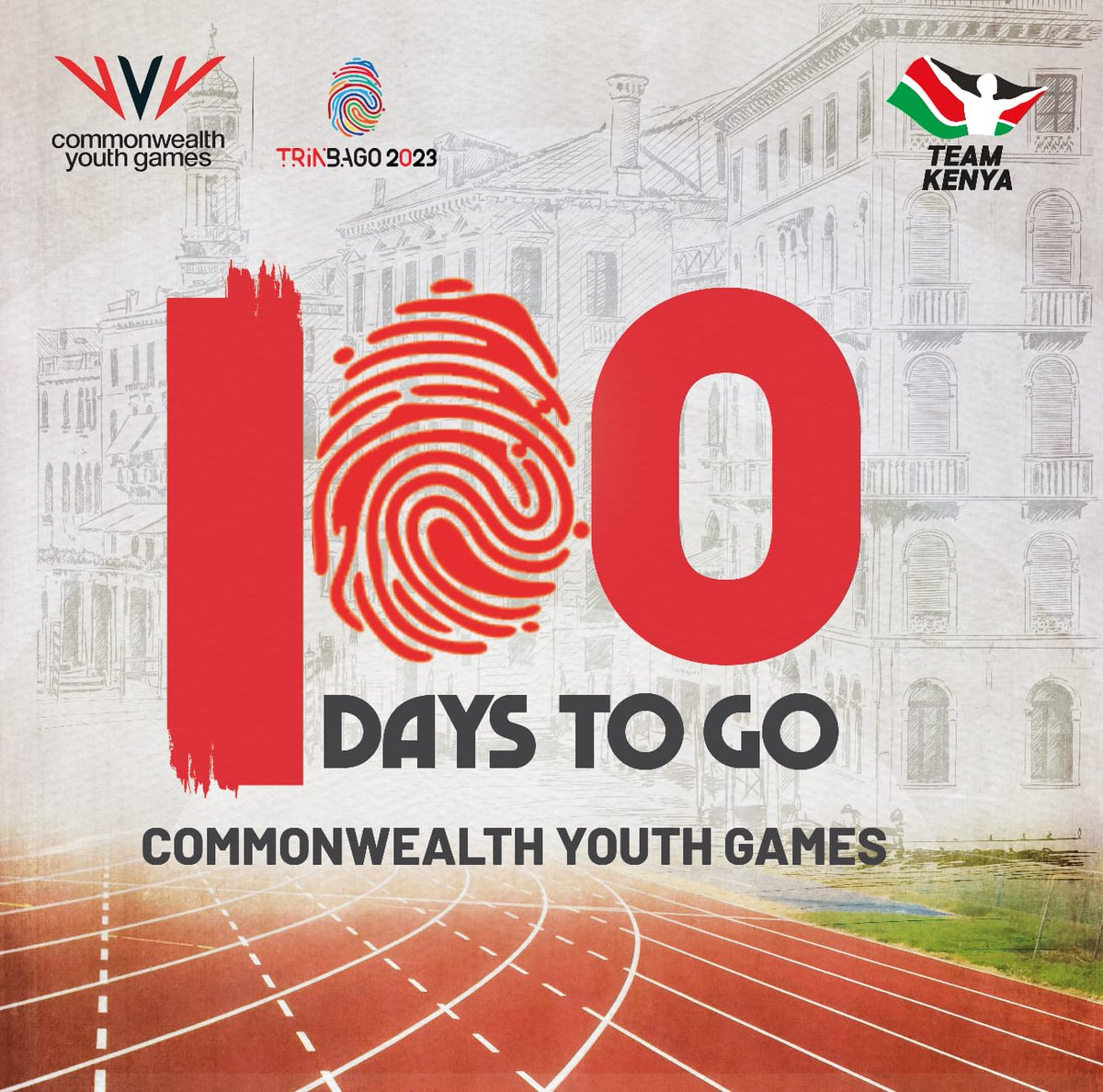 1⃣0⃣0⃣ Days to the Youth Commonwealth Games in August.
#TeamKenya Youth are in Camp <a href="/MerishawSchool/">Merishaw School</a> ready for the Games.🕺