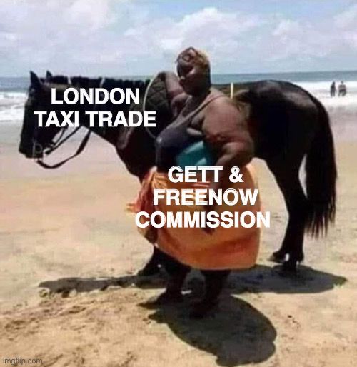 Taxiapp_UK_'s tweet photo. Thursday meme is here!๐๐ Join Taxiapp ๐ and pay no commission ๐
#happythursday #meme #cabbie #funnymeme #cabbieuk #londontaxi #londontaxitrade #taxiuk #londoncabbie #blackhorse #londonmeme #taximeme #taxiapp #zerocommision #londonstreets #londonmap https://t.co/iUEHDqcTr9
