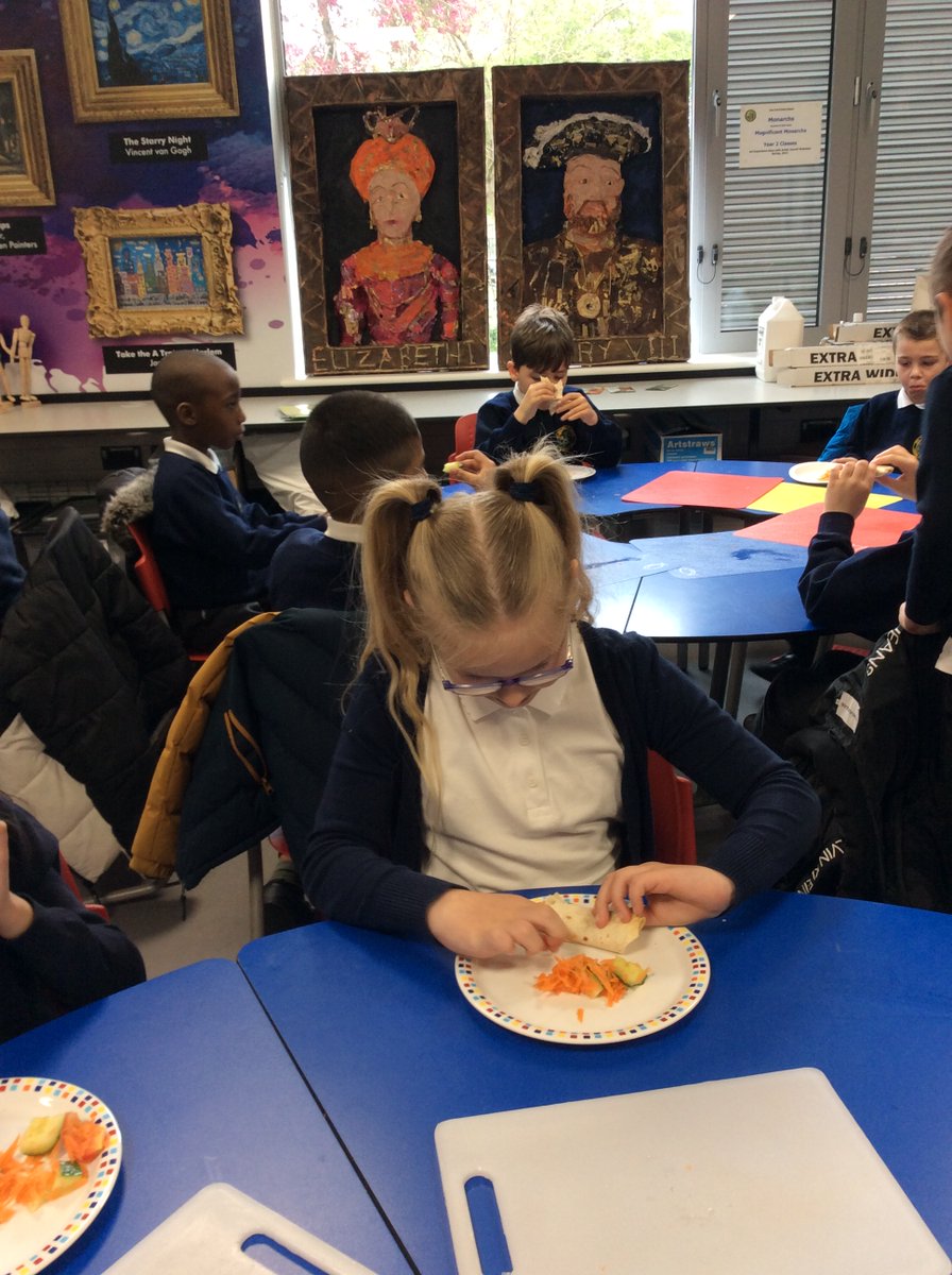 YewTreeSandwell's tweet photo. Year 3 have had an amazing morning making Baked bean wraps and side salad as part of our DT learning. Thanks to @Dolce_Catering for all your support. #learningwithoutlimits https://t.co/Lxwq794RI5