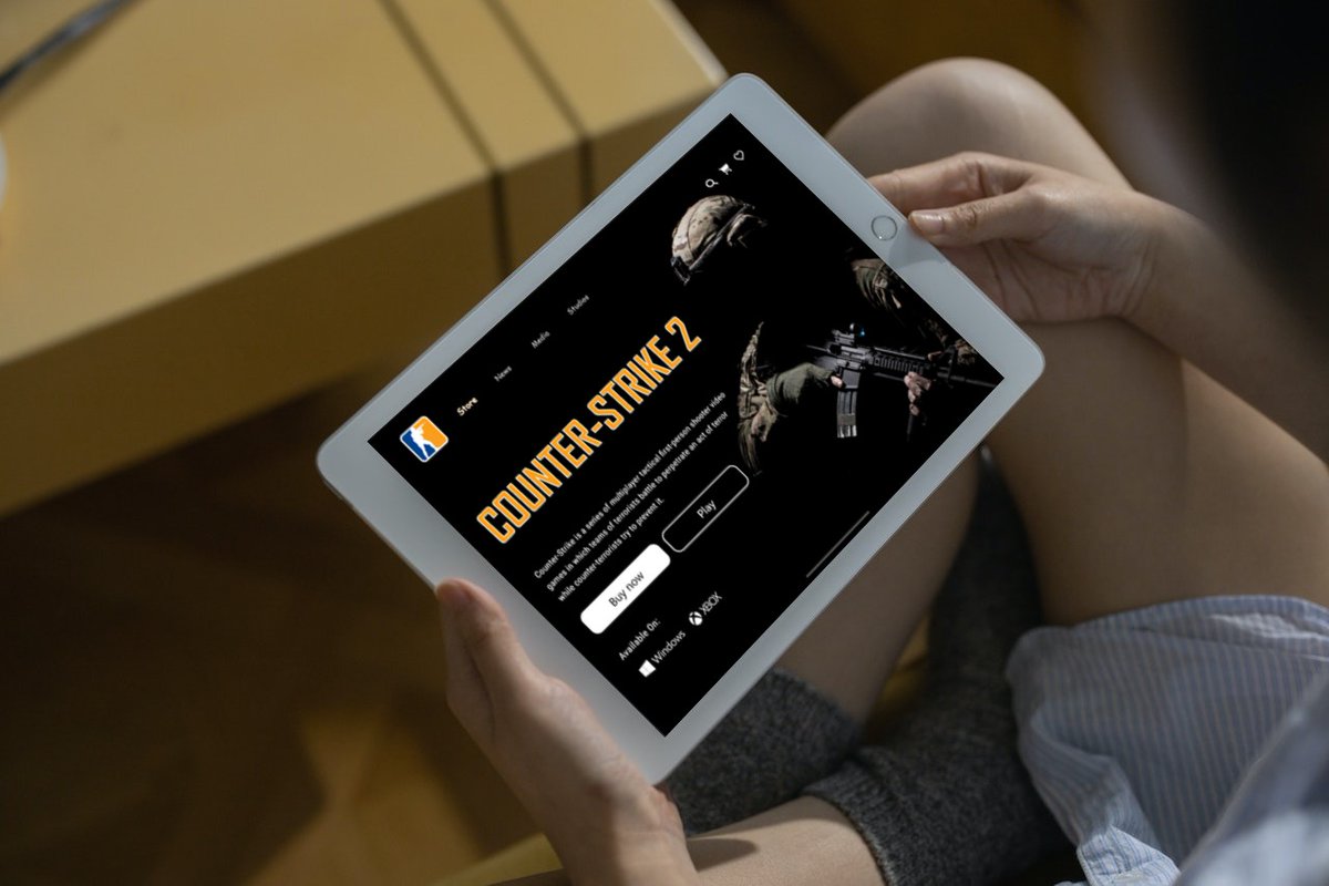 IgbaoretoW's tweet photo. Hey designers!
Checkout my iPad frame #game UI design for #counterstrike2 using #AdobeXD with mockup
Feel free to comment
#uiuxdesign #landingpage #smartmockups #productdesign https://t.co/Mw768EbOyI