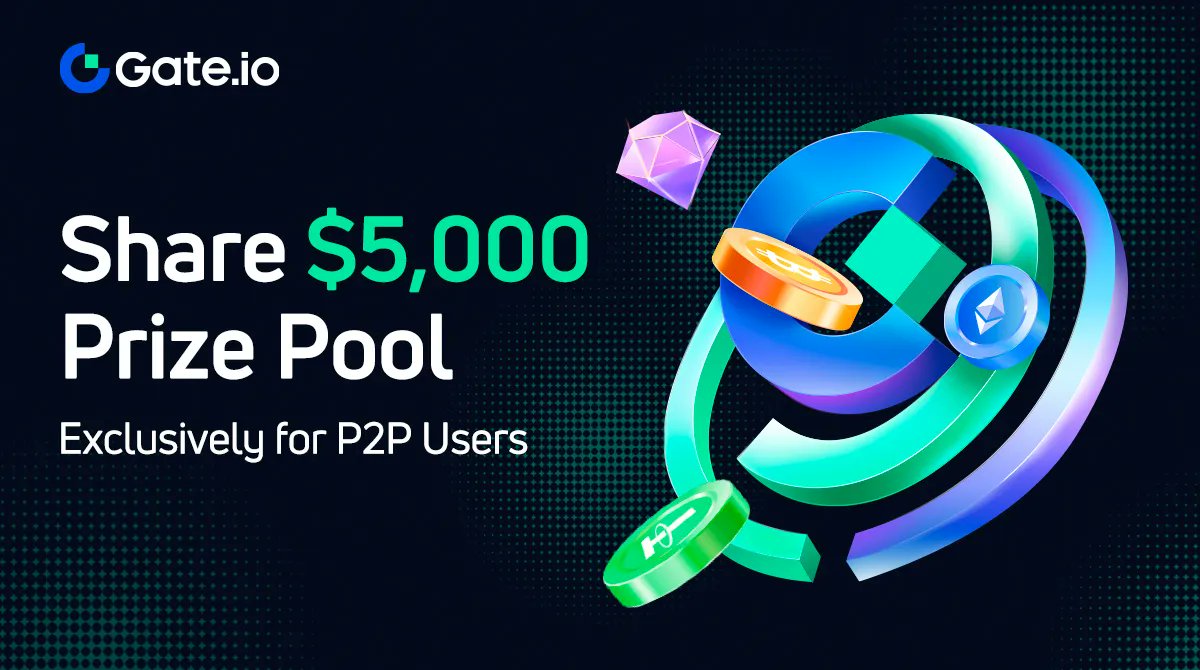Gate's tweet photo. 💥Participate In #Gateio #Gleam Contest

💸Share a $5,000 prize pool

👾Trade on #Gateio #P2P platform &amp; follow us our #Telegram 

😊Time Period : April 20 - May 4, 2023

👉🏻Participate: https://t.co/fxak2n0YcN

💡Telegram: https://t.co/r9prhFBgxA https://t.co/rHylM2f238