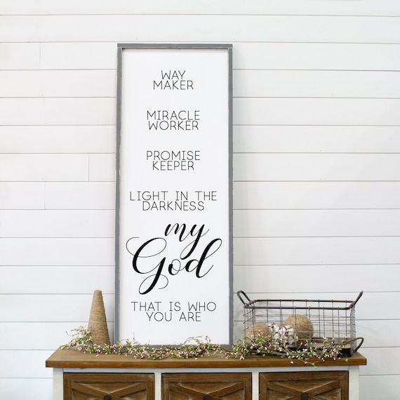 lovebuiltshop's tweet image. Way Maker Miracle Worker Promise Keeper My God etsy.me/3mjRLOF #customwoodsign #lastnamesign #personalizedsign #housewarminggift @etsymktgtool