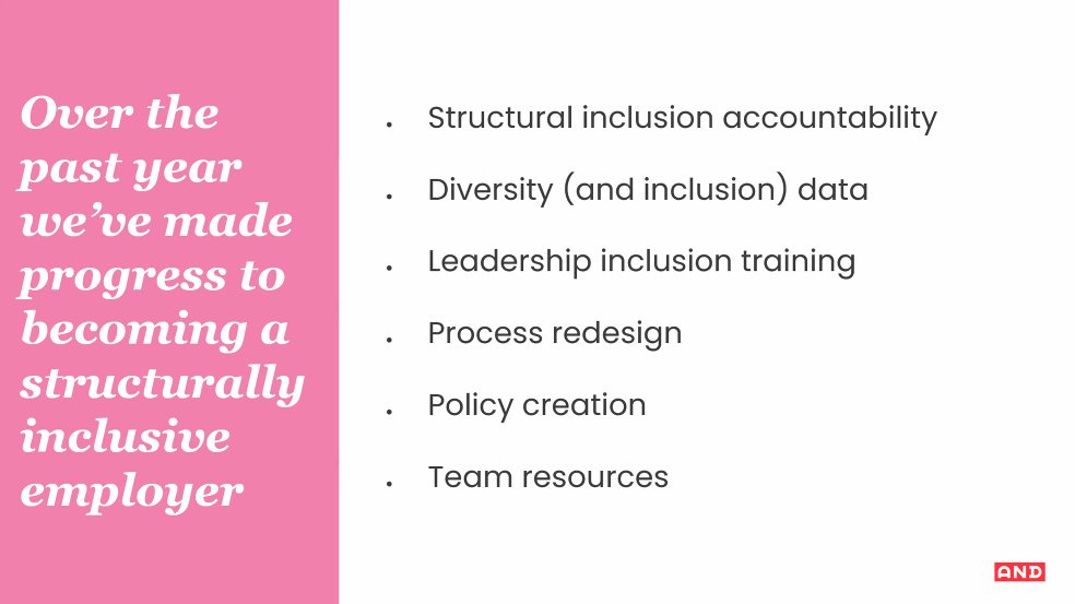 EmploymtStudies's tweet photo. IES Annual Conference: Heledd Straker, People Evolution Consultant, @AND_Digital explains how the organisation has worked towards being a more structurally inclusive employer #FairnessAtWork https://t.co/wnCJZgBHk3