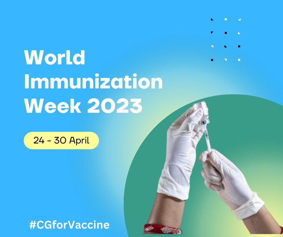 Let's work together to make sure our children get the protection they need by ensuring they are up to date on their vaccinations. It's our responsibility as parents to make sure our kids are safe & healthy. #WorldImmunizationWeek #CGforVaccine