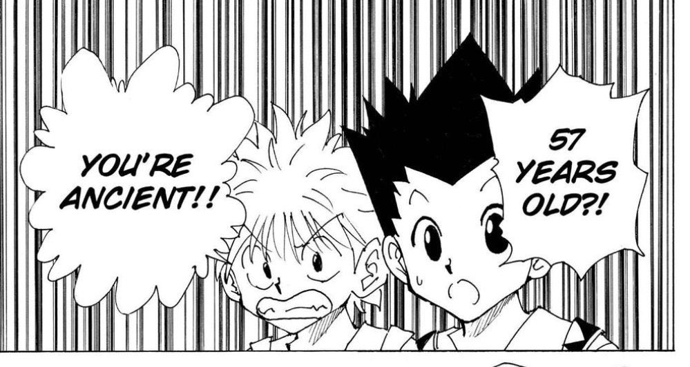 Togashi turns 57 today same age as Biscuit Krueger in this panel!