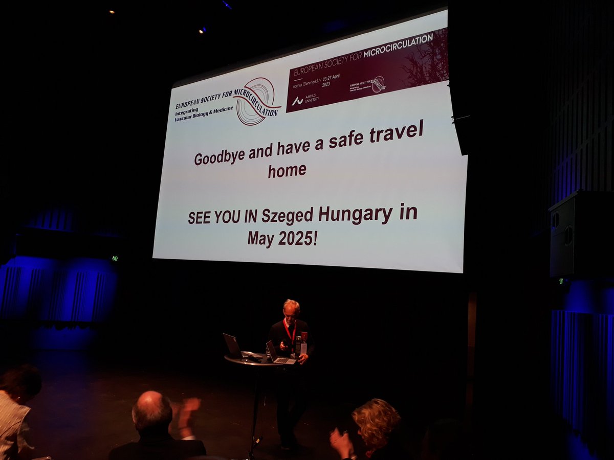 AlfonsHouben's tweet photo. #ESM2023 has come to an end. Thanks Christian for a wonderful conference. Hope to see you all in Szeged 2025! https://t.co/b9COlhFm5D