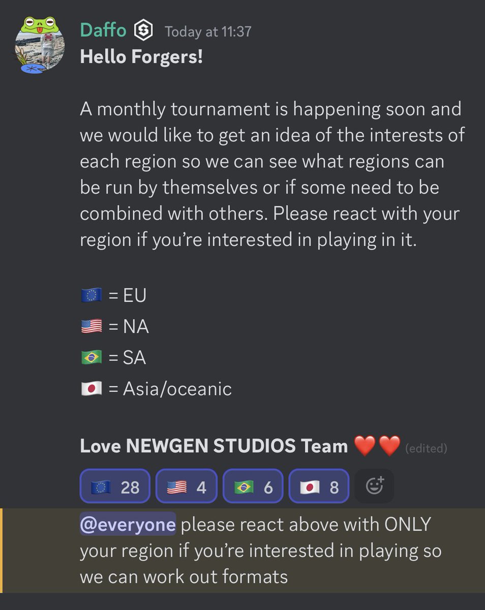 Forge Arena tweet media