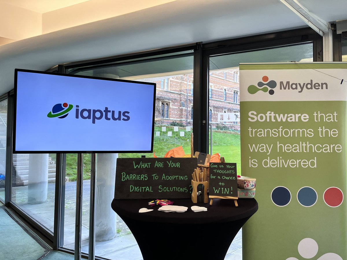 iaptustweets's tweet photo. @MaydenTweets recently hosted a #DigitalShowcase2023 for CYPMH services to show how digital therapies and apps are helping NHS services offer early access to support for young people with referral via iaptus CYP for joined-up care #MHOFE @openforumevents https://t.co/jNDeKQVNev