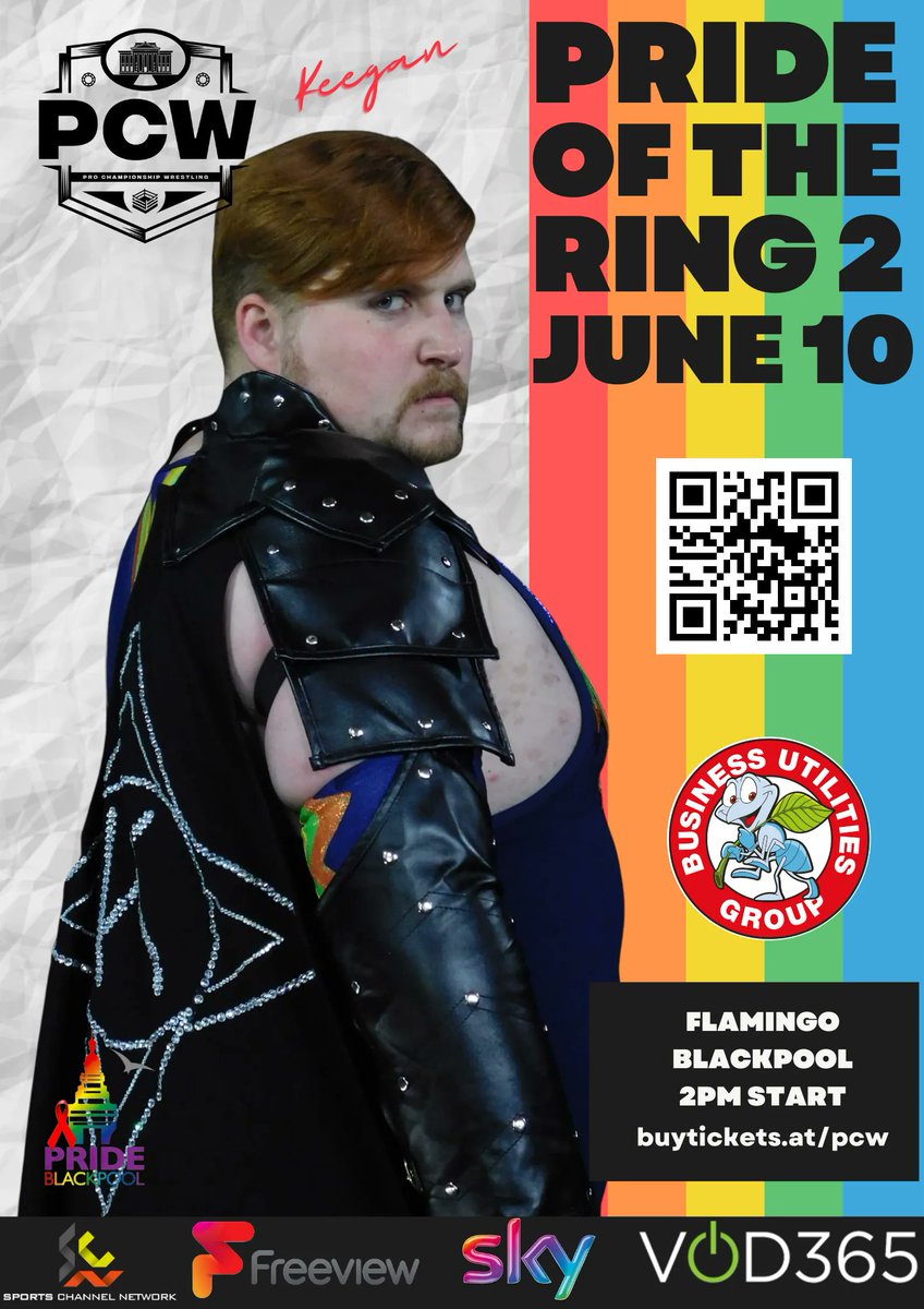More names added to our stacked Pride Of The Ring 2 show on June 10th 🏳️‍🌈 

Keegan is from WAW in Norwich and trained by the Knight Family. 💪 

Tickets available from📲 buff.ly/2kBLq2t