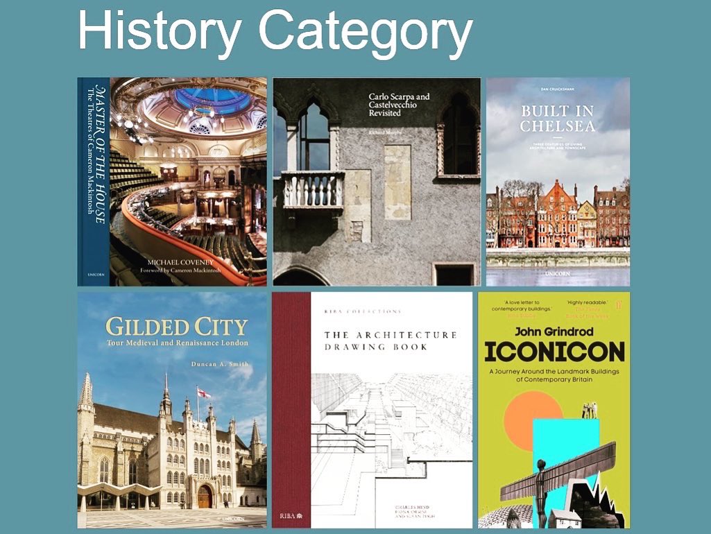 BookshopRIAS's tweet photo. Congratulations to all the nominees of the inaugural Architectural Book Awards!🥳
How many of the shortlisted books have you read?🤔📚
#architecturalbookaward #riasbookshop #bookawards #award #architecture https://t.co/c4zbvZKokZ