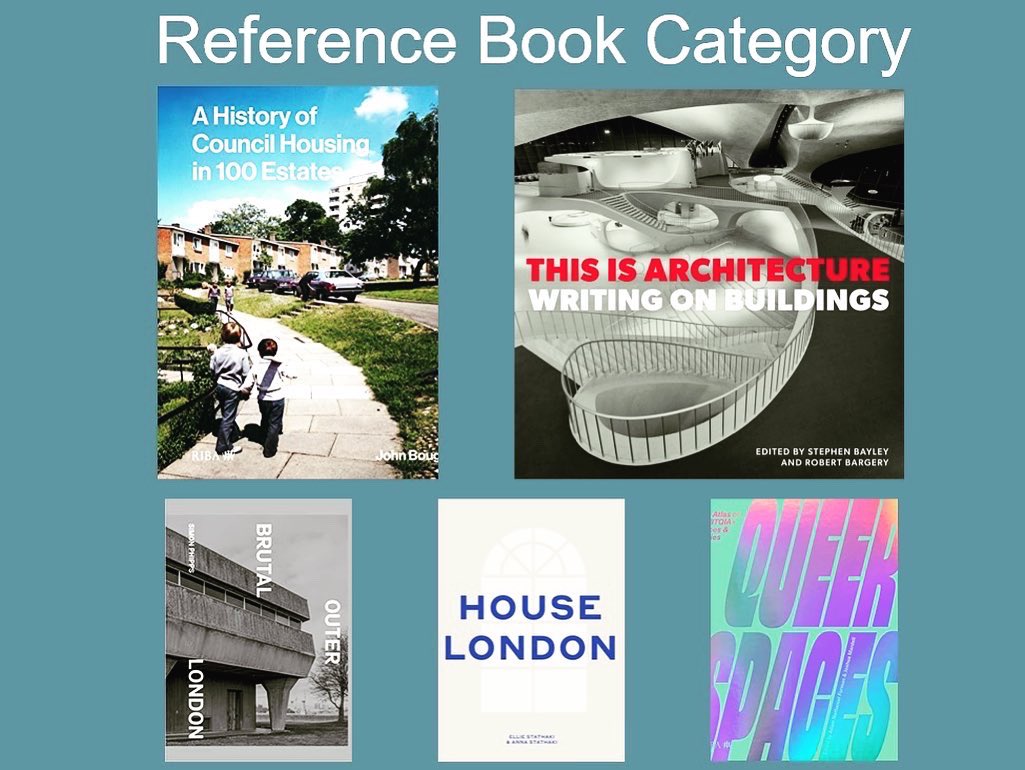 BookshopRIAS's tweet photo. Congratulations to all the nominees of the inaugural Architectural Book Awards!🥳
How many of the shortlisted books have you read?🤔📚
#architecturalbookaward #riasbookshop #bookawards #award #architecture https://t.co/c4zbvZKokZ
