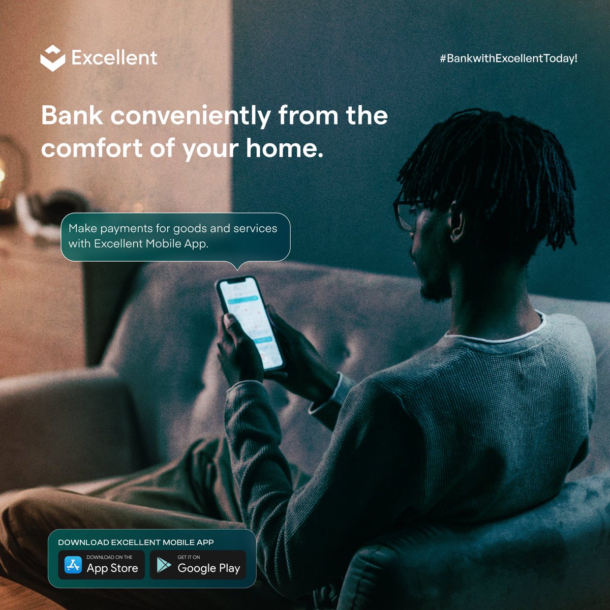 excellentbankng's tweet image. Looking for the bank that gives you convenience,  Excellent Microfinance Bank is the one.

#excellentbank #bankingmadeeasy #financialinclusionforall #banktransactions