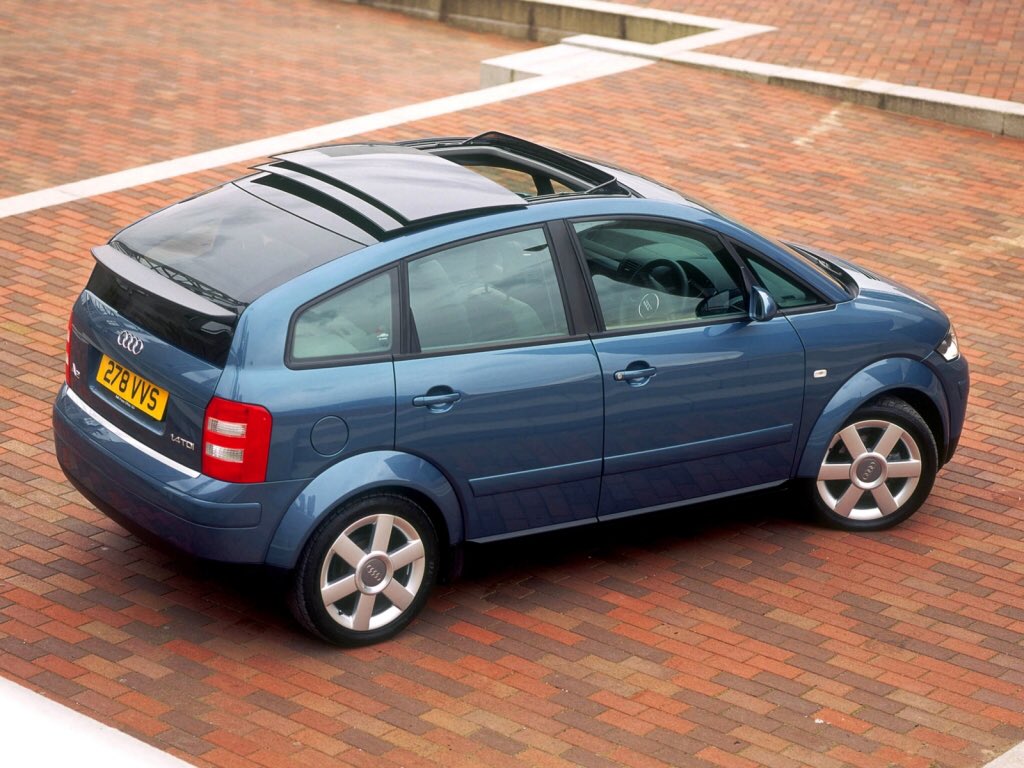 Why don’t Audi just relaunch the A2, without any styling changes, as a full electric? I am convinced it was 20 years ahead of itself. #Audi #ClassicCars