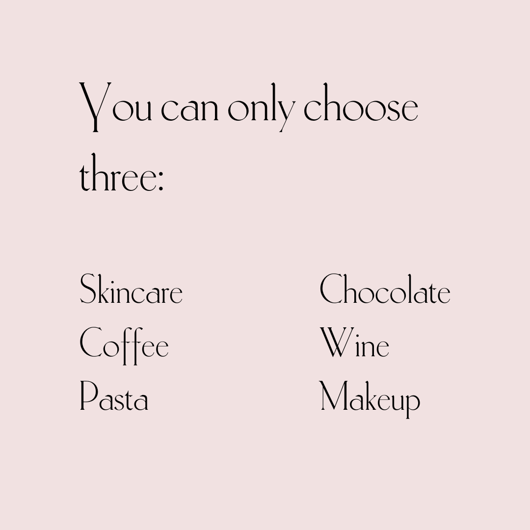 BiancaMillerLdn's tweet image. Which three can you not live without? 😆 Of course skincare has to be a choice, right? 

Comment below! 👇 

#skincare #skinfo #skintips #beautifullyyou #skincarequotes