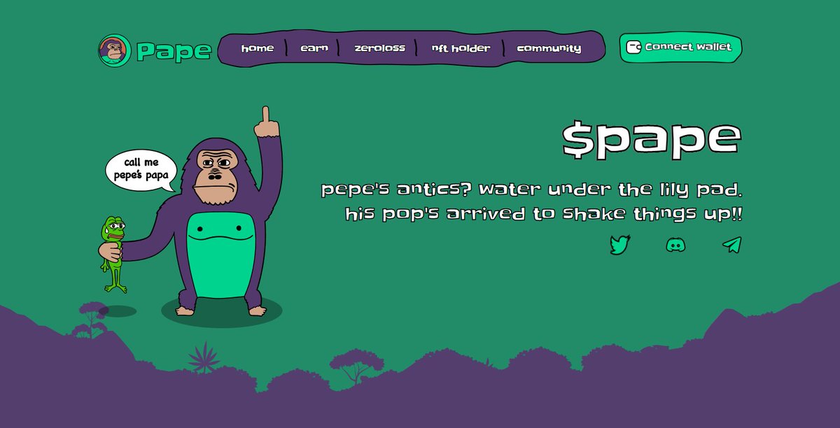 pape_meme's tweet photo. hang on to ur🍌, troops! the next commander - official website is up and running, ready to receive our monkey army. 
https://t.co/WuaeaffWw4
minting ain't cheap anymore! It's a whole $1 per mint starting NOW. and it's only gonna go up from here, folks
#NFTMint #Airdrop https://t.co/wu0k9ybExO
