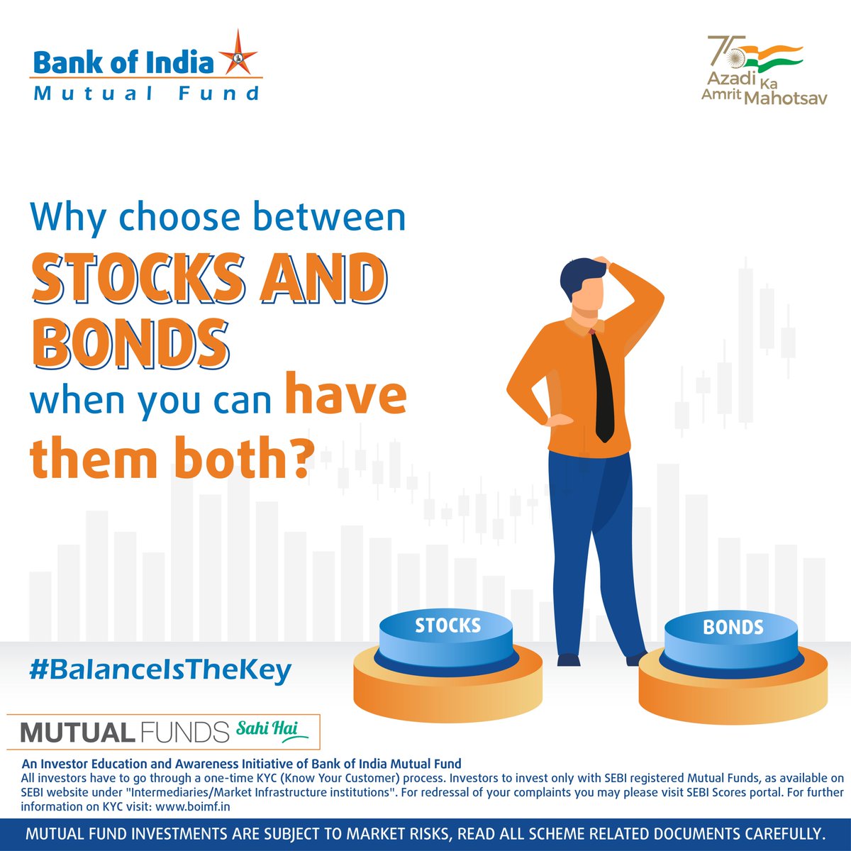 bankofindia_mf's tweet photo. Aim to get the advantage of both worlds by investing in Balanced Advantage Funds.
#bankofindiamutualfund #mutualfund #balancedadvantagefund #baf #balanceisthekey #stocks #bonds #equity #debt #hybridfunds #longterm #stayinvested #assets #investor #investment #financialfreedom https://t.co/I1vTcDpuez