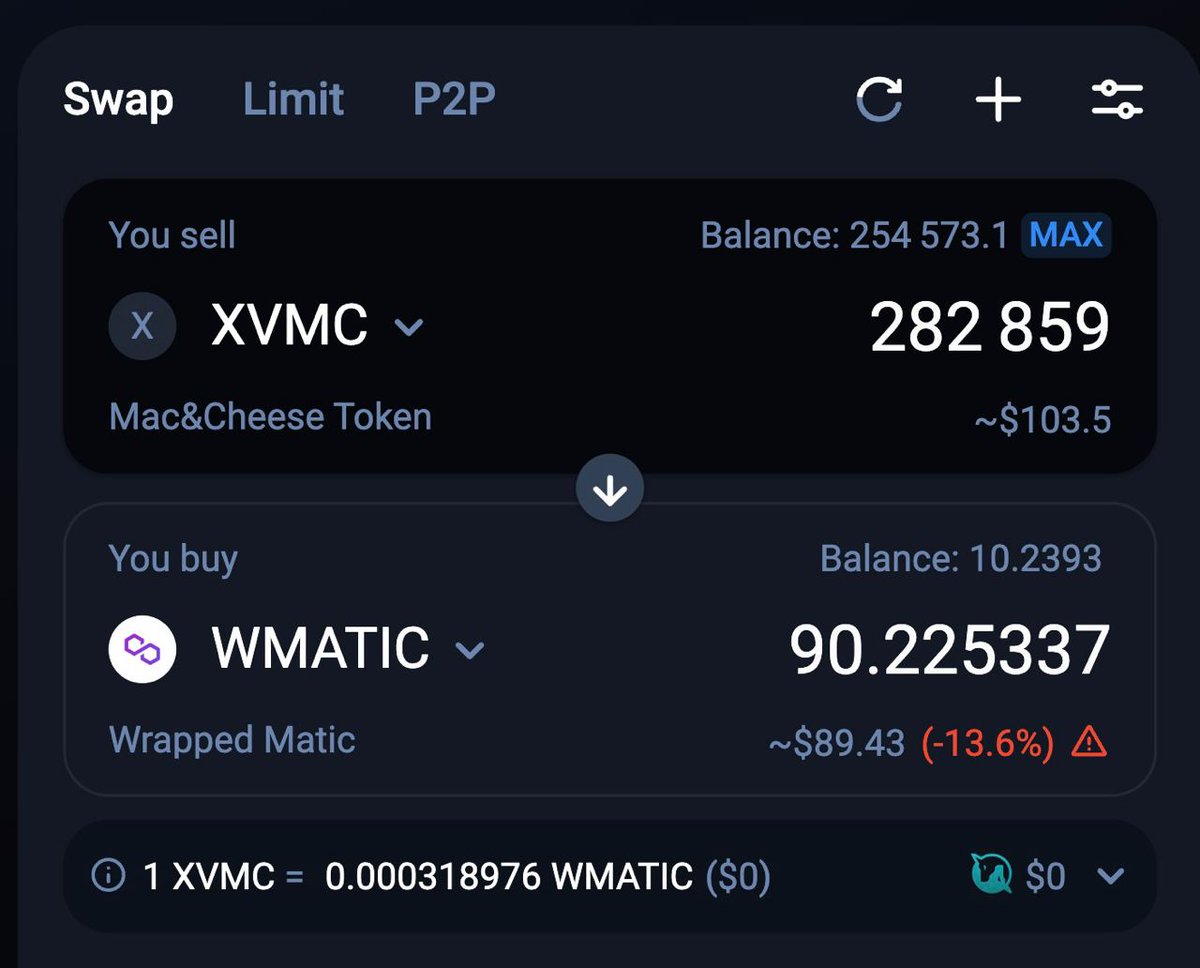AirdropAlertAAD's tweet photo. 2021 #Airdrop Just Swapped #Mac&Cheese
Sc: 0x6d0c966c8a09e354df9c48b446a474ce3343d912
SWAP HERE: Quickswap | 1Inch | website
https://t.co/NNIytdQrqr
Airdrop Shared: https://t.co/Fk6w9jUED6
A new #XVMC token has been launched. https://t.co/eAAbEwE5eZ