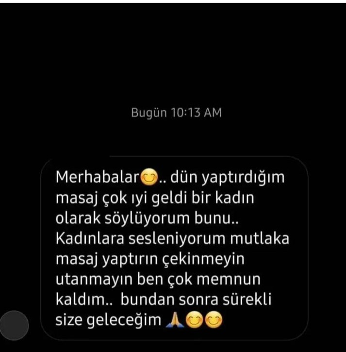 Tşk ediyorum sevgili danışanima