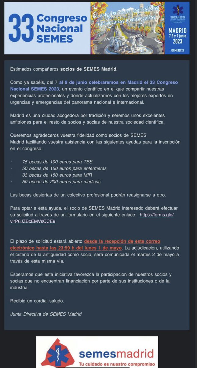 Enfermería SEMES Madrid tweet media