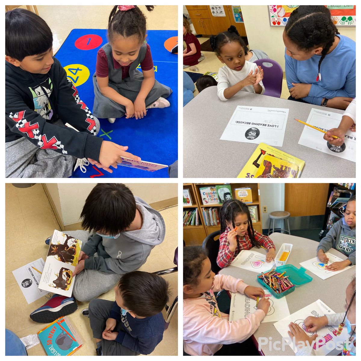 ThomsonES's tweet photo. It was a joy seeing our Tigers celebrating Read Across DC along with @OSSEDC and all the confident, competent and joyful readers @DCPublicSchools. #ReadAcrossDC https://t.co/Q00s8fq07z