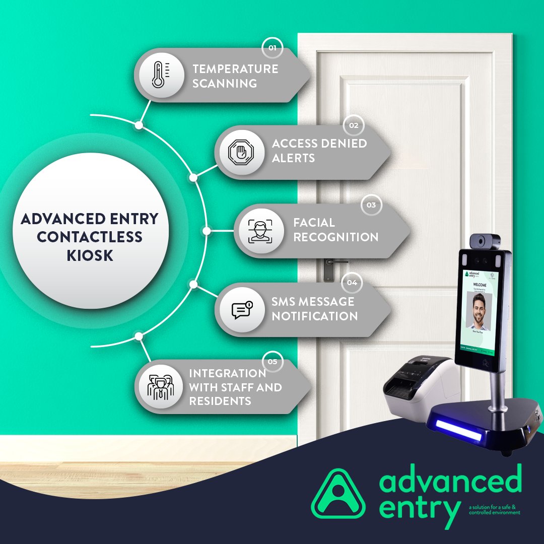 Advanced_entry's tweet image. Hello! We&apos;re thrilled to announce the latest addition to our #SeniorLivingCommunity - the #Advancedentry system!
🌐👉advancedentry.com
#TemperatureScanning #FacialRecognition #AccessDeniedAlerts #SMSNotifications #IntegratedSystem #ModernAging #SecureEntrance #Technology
